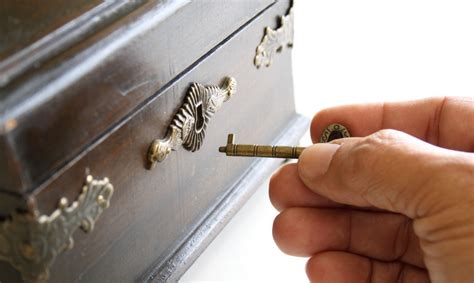 unlock 1960s metal box|unlock antique without skeleton key.